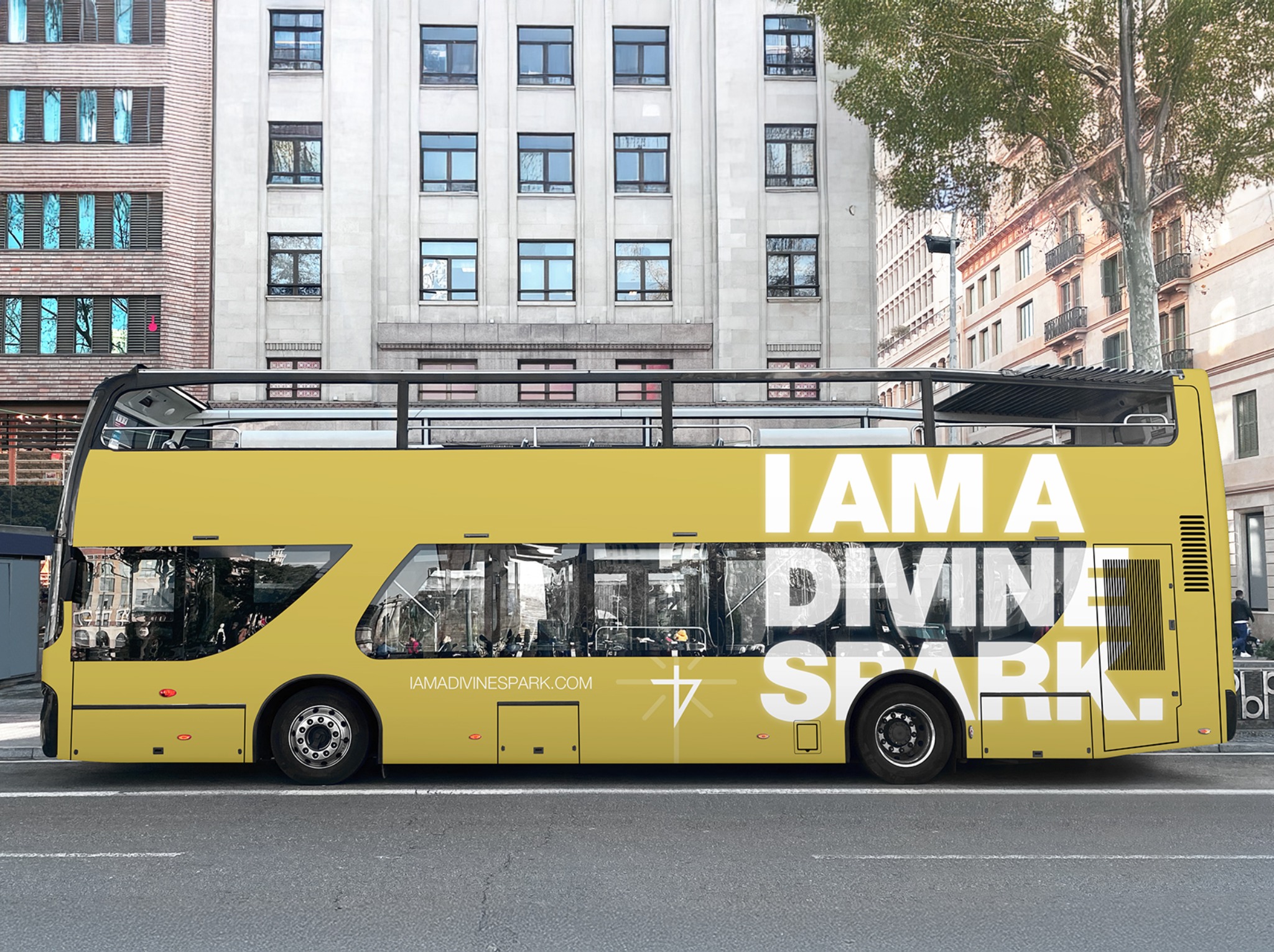 Divine Spark bus campaign